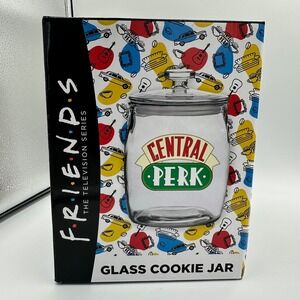 Friends Central Perk Glass Cookie Jar CultureFly Television Series New in Box